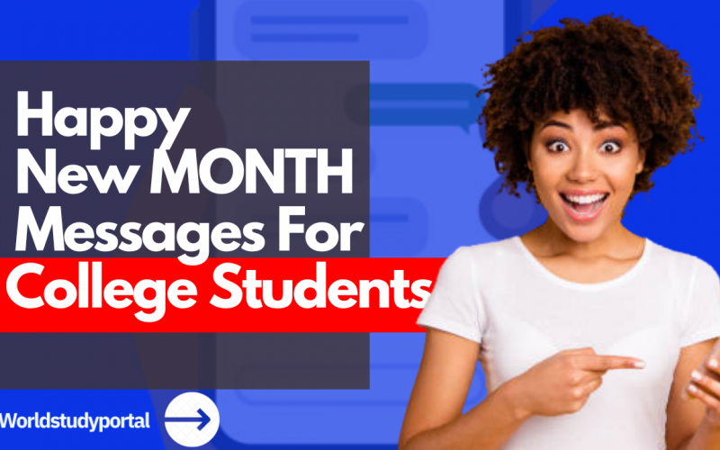 happy new month messages for college students